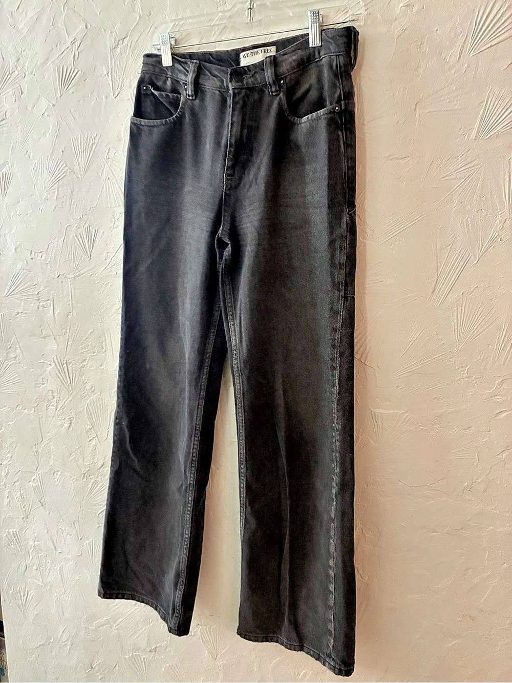 Free People widel Leg Jeans in Black